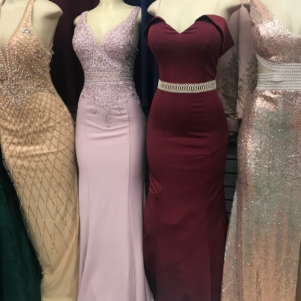 Burgundy Prom Dress